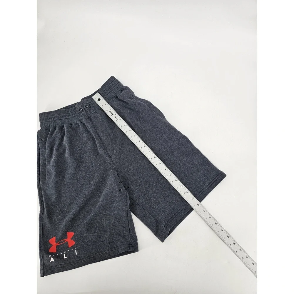 UNDER ARMOUR‎ MUHAMMAD ALI MEN'S SHORTS SIZE SMALL DARK GRAY